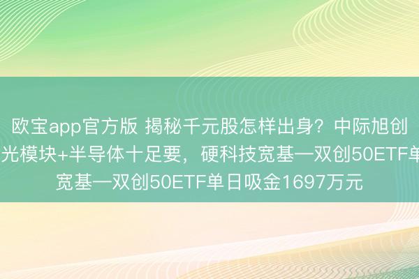 欧宝app官方版 揭秘千元股怎样出身？中际旭创一年暴涨980%！光模块+半导体十足要，硬科技宽基—双创50ETF单日吸金1697万元